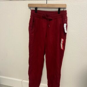 bcg Red Track Pants for Active Comfort